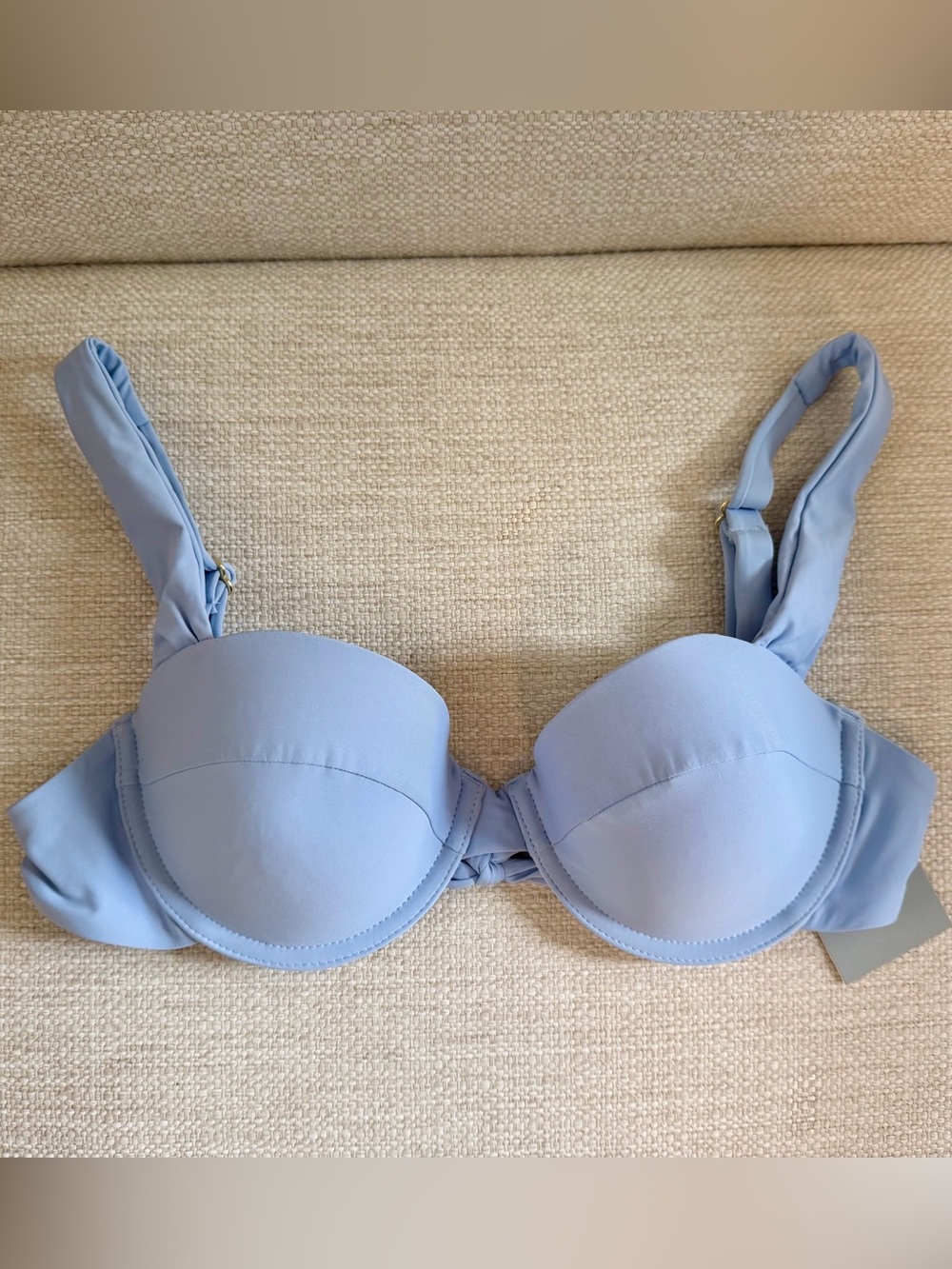ANTONIO MELANI Thistle Blue Underwire Bikini Top